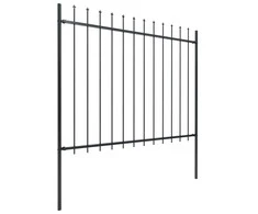 Sodo tvora su iečių viršugal., juoda, 1,7x1,5m, plienas