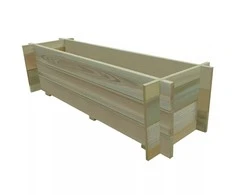 Aukštas lovelis daržovėms, 120cm, impregnuota pušies mediena