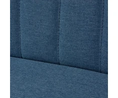 Sofa, audinys, 117 x 55,5 x 77 cm, mėlyna