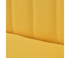 Sofa, audinys, 117x55,5x77cm, geltona