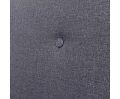 Sofa Sofos komplektas, 3 dalių, audinys, tamsiai pilkas