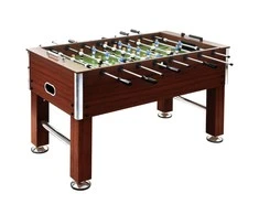 Stalo futbolo stalas, rudas, plienas, 60kg, 140x74,5x87,5cm