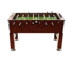 Stalo futbolo stalas, rudas, plienas, 60kg, 140x74,5x87,5cm