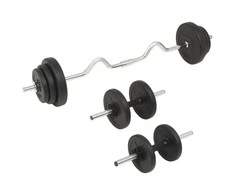 Štangos ir hantelių rinkinys, 30 kg