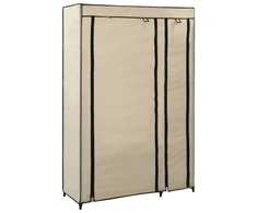 Sulanks. drab. spintos, 2vnt., krem. sp., 110x45x175cm, audinys