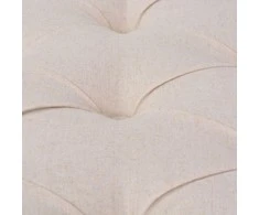 Suolelis iš lino, mediena, 150x40x48cm, kreminės baltos sp.