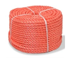Susukta virvė, oranžinė, 500m, polipropilenas, 6mm