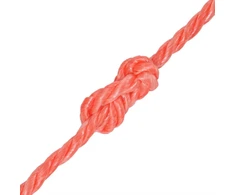 Susukta virvė, oranžinė, 500m, polipropilenas, 6mm