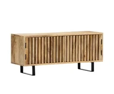 TV staliukas Televizoriaus spintelė, 90x30x40cm, mango medienos masyvas
