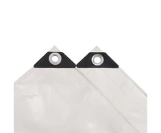 Tentas, 650g/m², 4x6m, baltas