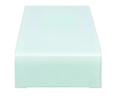 TV stovas/monitoriaus pakyla, žalias, 80x30x13cm, stiklas