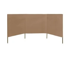 Uždanga nuo vėjo, taupe sp., 400x120cm, audinys, 3 plokštės