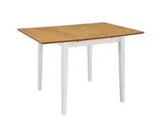 Valgomojo baldų komplektas, 3d., baltos sp., MDF