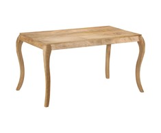 Valgomojo stalas, 135x75x76cm, mango medienos masyvas
