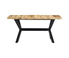 Valgomojo stalas, 160x80x75cm, mango medienos masyvas