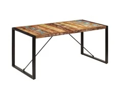 Valgomojo stalas, 160x80x75cm, perdirbtos medienos masyvas