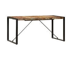 Valgomojo stalas, 160x80x75cm, perdirbtos medienos masyvas
