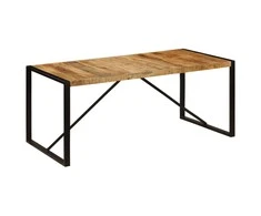 Valgomojo stalas, 180x90x75cm, mango medienos masyvas
