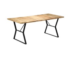 Valgomojo stalas, 180x90x76cm, mango medienos masyvas