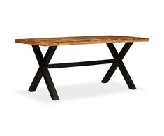 Valgomojo stalas, akacijos ir mango mediena, 180x90x76cm