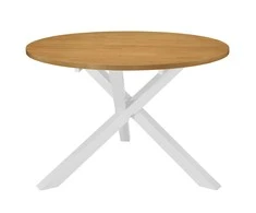 Valgomojo stalas, baltas, 120x75cm, MDF