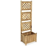Lovelis su bambukiniu treliažu, 40cm, aukštas