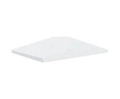 Viršutinis pavėsinės uždangalas, kreminės baltos, 4x3m