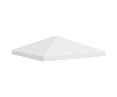 Viršutinis pavėsinės uždangalas, 310 g/m², 3x3m, baltas