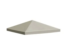Viršutinis pavėsinės uždangalas, kreminis, 310g/m², 3x3m