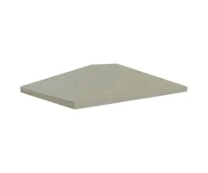 Viršutinis pavėsinės uždangalas, kreminis, 310g/m², 4x3m