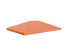 Viršutinis pavėsinės uždangalas, oranžinis, 310 g/m², 4x3m