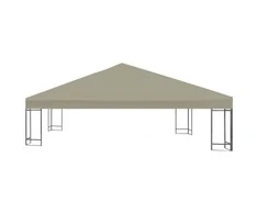 Viršutinis pavėsinės uždangalas, kreminis, 310g/m², 3x3m