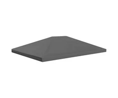 Viršutinis pavėsinės uždangalas, pilkas, 310 g/m², 4x3m