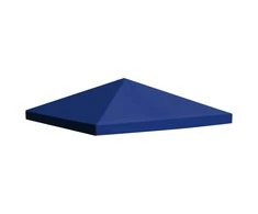 Viršutinis pavėsinės uždangalas, mėlynas, 310 g/m², 3x3m