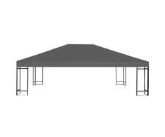 Viršutinis pavėsinės uždangalas, pilkas, 310 g/m², 4x3m
