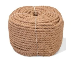 Virvė, 100% džiutas, 12mm, 100m