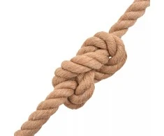 Virvė, 100% džiutas, 12mm, 100m