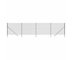 Vielinė tinklinė tvora, antracito, 1,4x10m, plienas