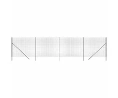 Vielinė tinklinė tvora, antracito, 1,6x10m, plienas