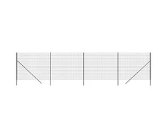 Vielinė tinklinė tvora, antracito, 1,6x10m, plienas