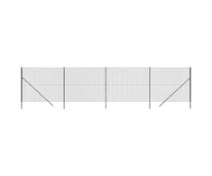 Vielinė tinklinė tvora, antracito, 1,6x10m, plienas