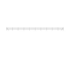 Vielinė tinklinė tvora, antracito, 1x25m, galvanizuotas plienas