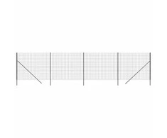 Vielinė tinklinė tvora, antracito, 2,2x10m, plienas