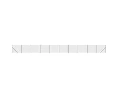 Vielinė tinklinė tvora su flanšais, antracito spalvos, 1,4x25 m
