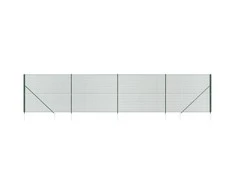 Vielinė tinklinė tvora su smaigais, žalios spalvos, 2x10m