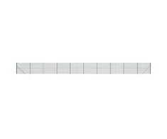 Vielinė tinklinė tvora su smaigais, žalios spalvos, 2x25m