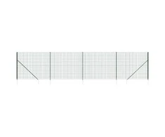 Vielinė tinklinė tvora su smaigais, žalios spalvos, 2x10m