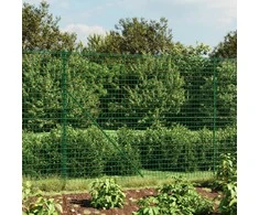 Vielinė tinklinė tvora, žalia, 1,4x25m, galvanizuotas plienas