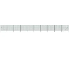 Vielinė tinklinė tvora, žalia, 1,4x25m, galvanizuotas plienas