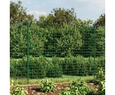 Vielinė tinklinė tvora, žalia, 1,6x25m, galvanizuotas plienas